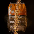 Halbe Palette Giant Flames Holzpellets 35 Säcke x 15 kg (525kg)
